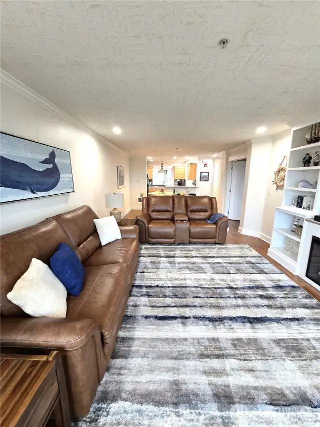 New leather couch and loveseat