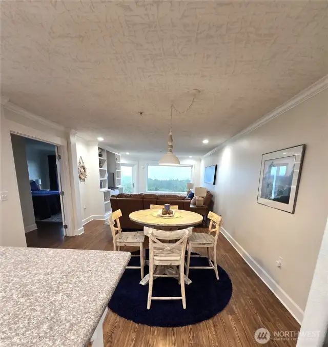 View from kitchen