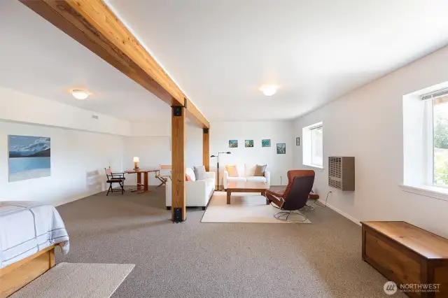Finished Visitor quarters in daylight basement