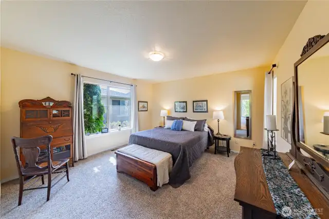 Roomy, will host nice sized furniture