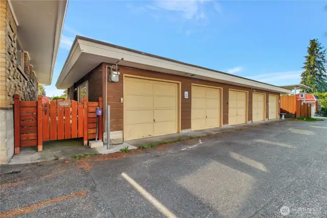 5 bay garage building for this complex
