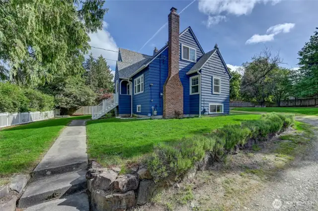South side of home