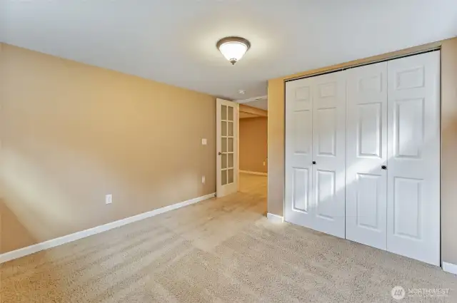 5th bedroom in basement
