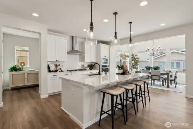 Photos are of the model home. Colors & finishes may vary.