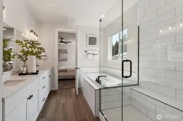 Photos are of the model home. Colors & finishes may vary.