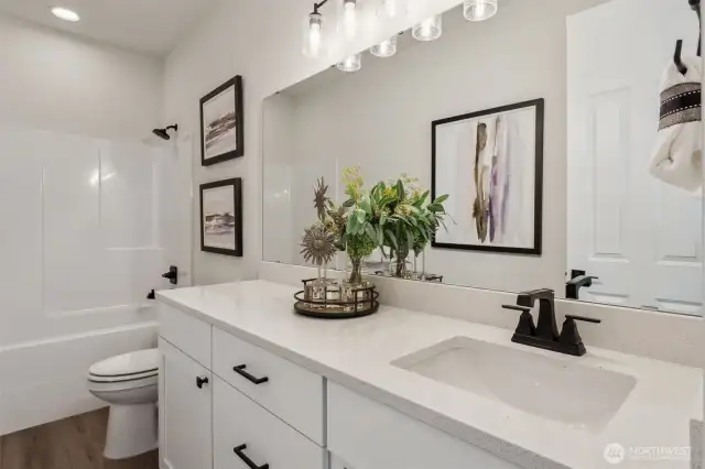 Photos are of the model home. Colors & finishes may vary.