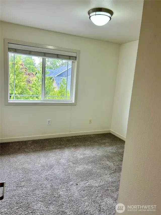 2nd bedroom with territorial views