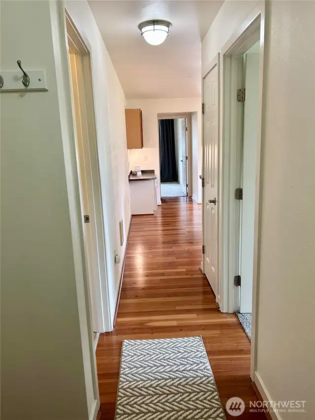 View as you enter unit