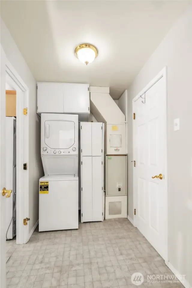 Utility Room with new washer and dryer