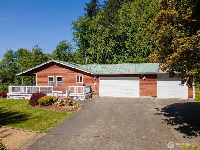 3 car garage, or 2 car with a wood shop