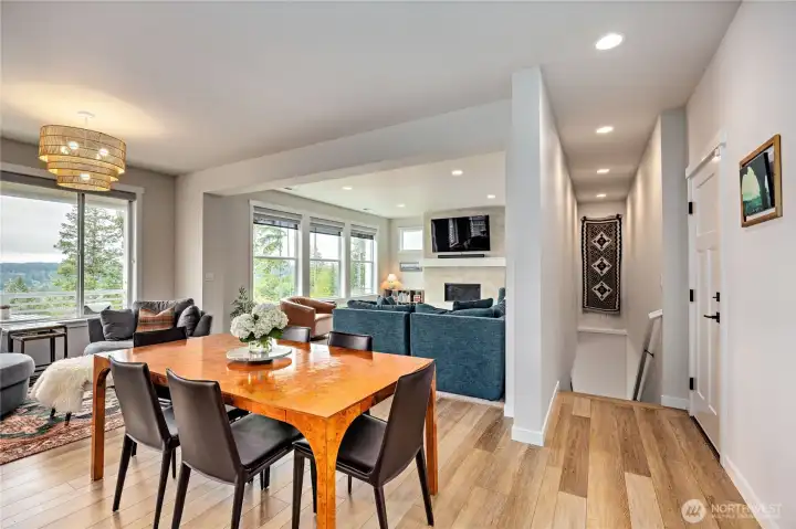 Great room, stairs to basement