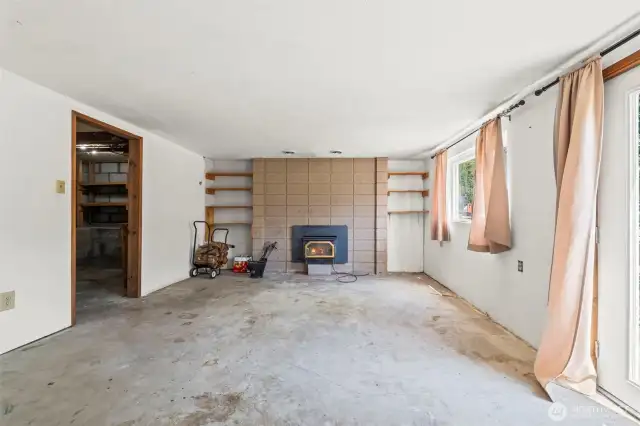 Basement living room