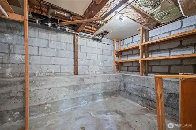 Basement storage