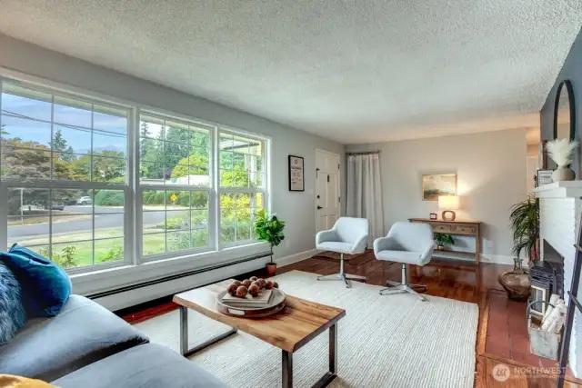 Entry and living room