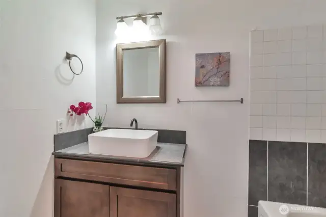 Newly remodeled bathroom