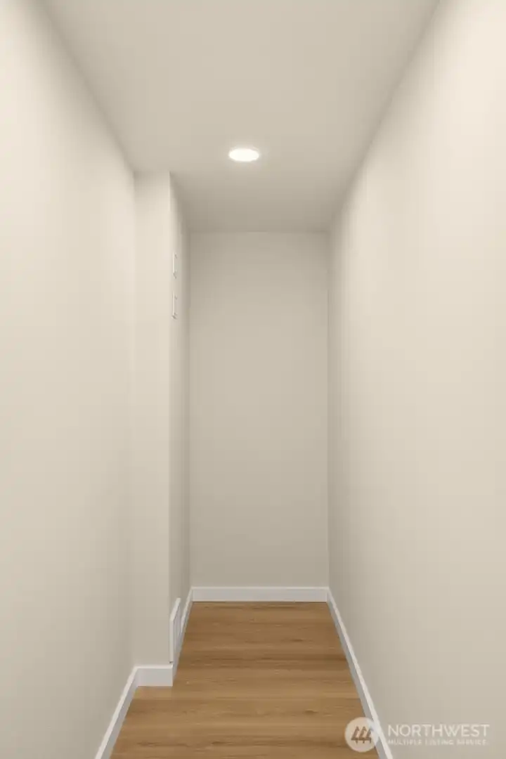 Huge walk in pantry. Customize to your liking!