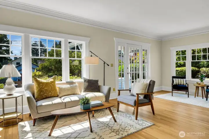 Living Room and Front Door