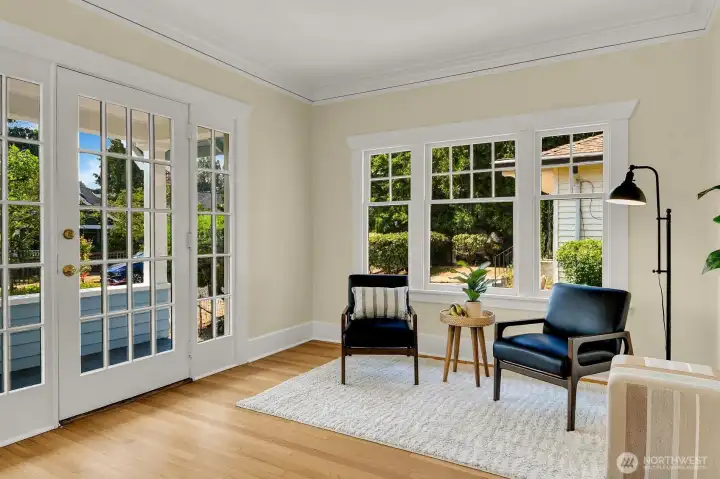 Sitting Space in  Living Rm & Front Door