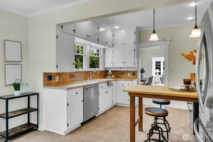 Kitchen Facing the Dining Room
