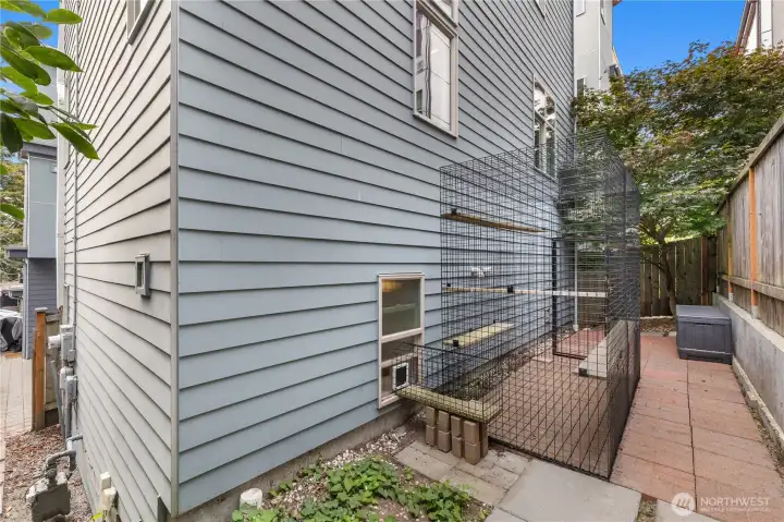 Catio from outside