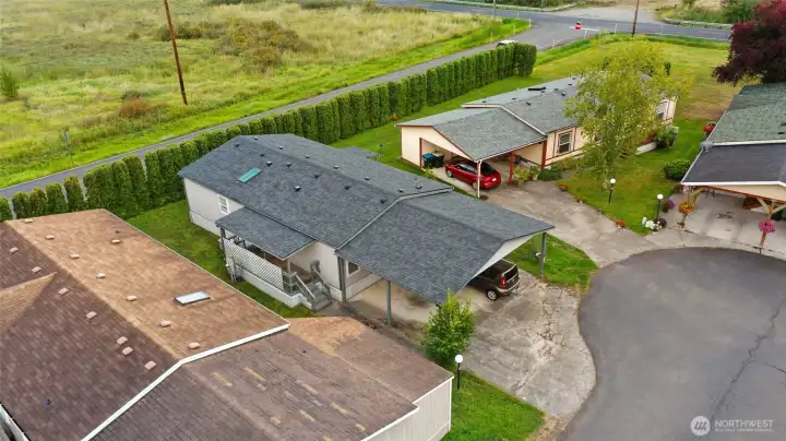 Look at that shiny NEW ROOF!
