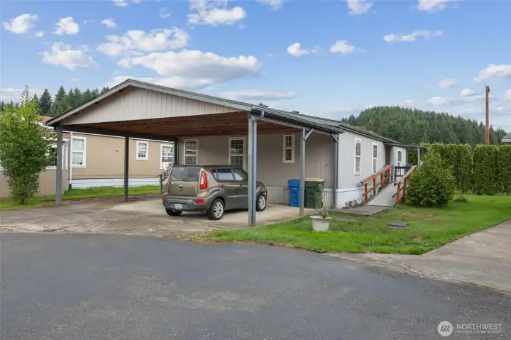 Yard care is not included in the lot rent.