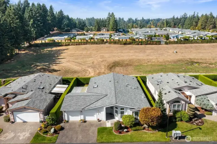 Aerial of front