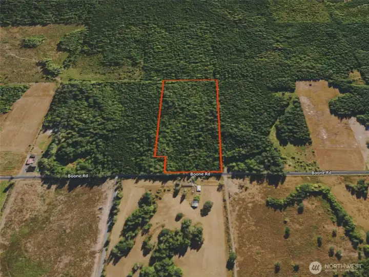 Approximate boundaries in red.