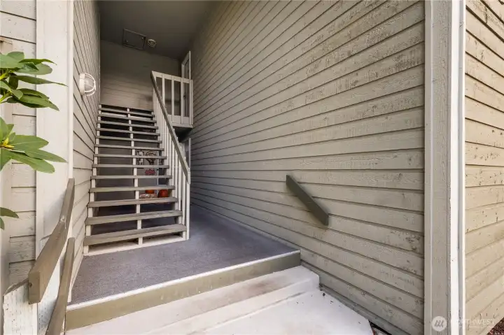 Stairway to 2nd Floor Unit