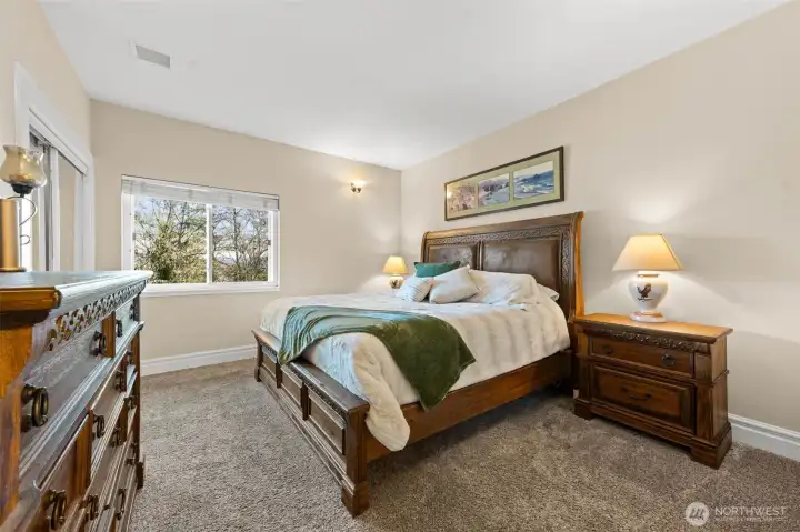 Extra space for all your bedroom furniture. TWO walk-in closets.