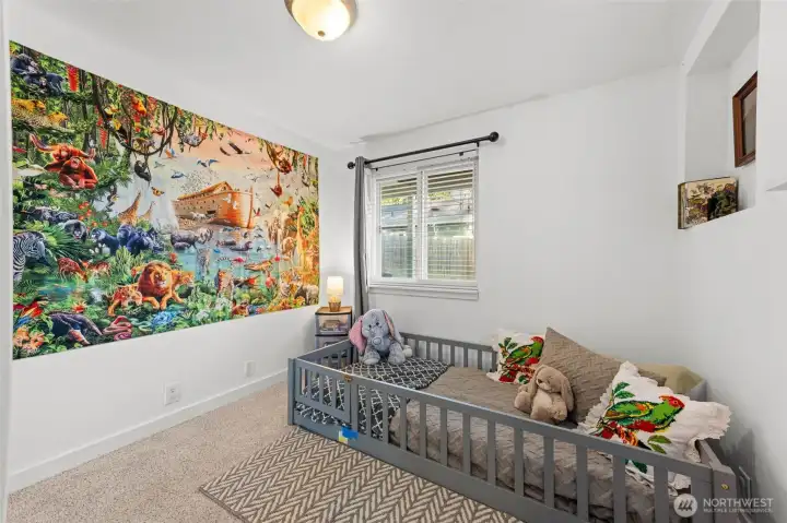 Lower level bedroom.