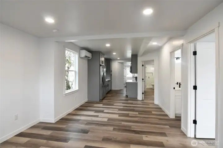 Living room toward the kitchen