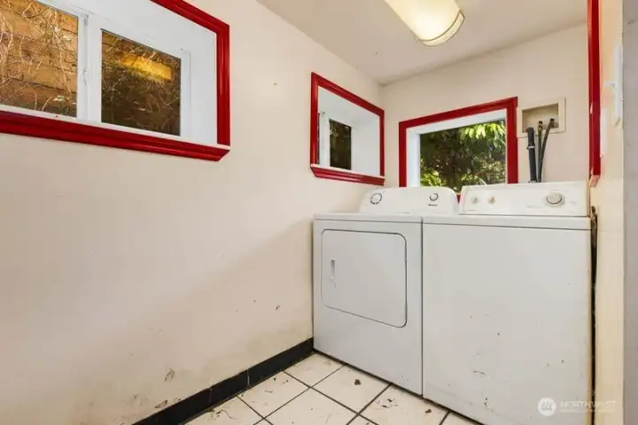 Laundry room.
