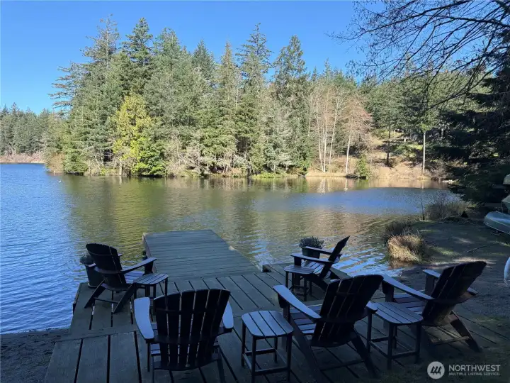 Relax and take in the views of beautiful Eagle Lake