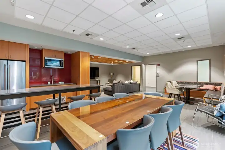 Clubhouse reside just off the outdoor BBQ area.