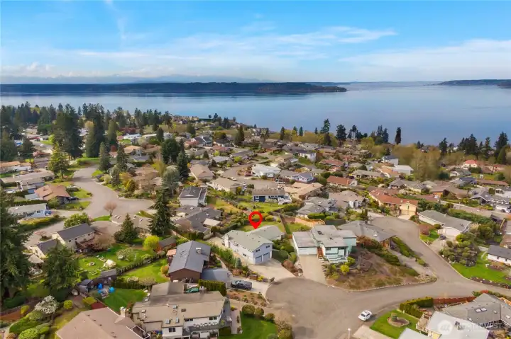 Property situated in small cul-de-sac with view of the Olympics