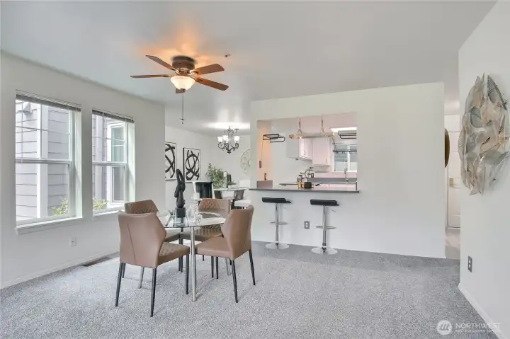 dining and bar space