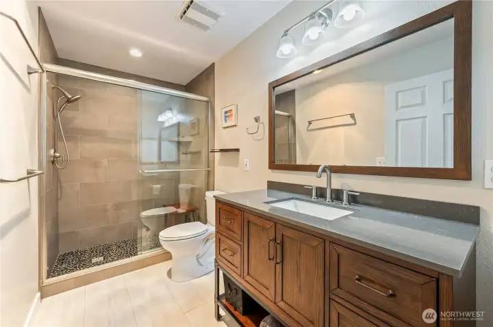 Remodeled primary bath