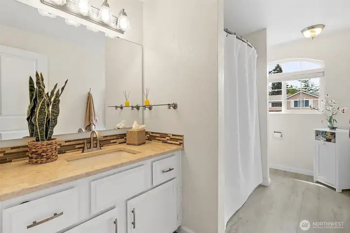 full bathroom upstairs