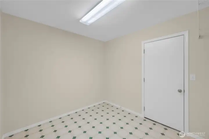 Extra finished room offers flexible options.