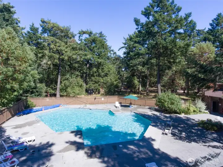 Residents of Cape San Juan enjoy access to a seasonal outdoor pool, adding another layer of comfort and recreation to island living.
