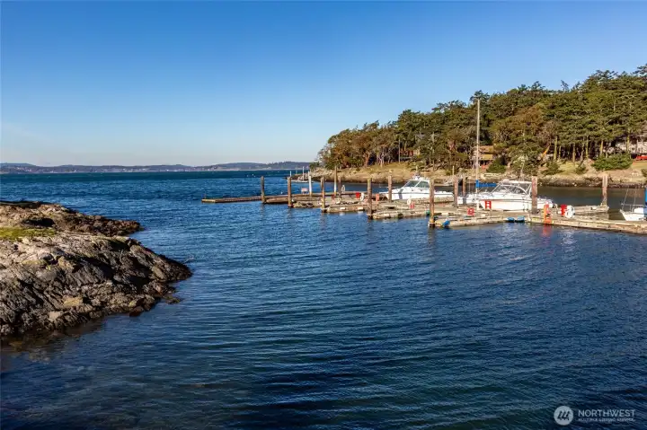 Cape San Juan’s protected marina setting offers beautiful saltwater views and convenient access to the surrounding waterways of the San Juan Islands.