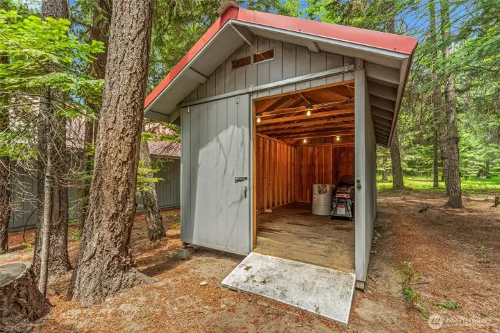 Improved Detached Snowmobile Shed/ Storage