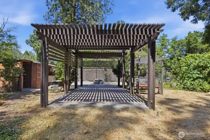 Metal pergola Metal pergola
