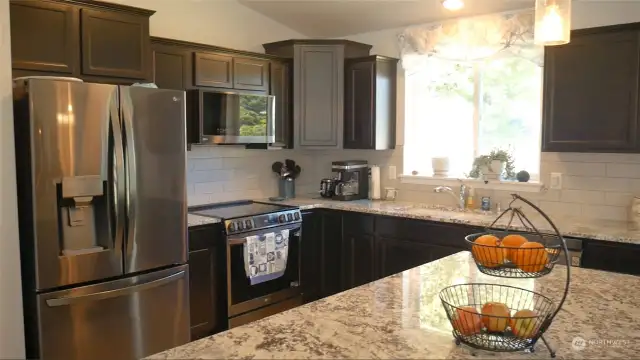 Top of the line appliances and plenty of work space for your creations!