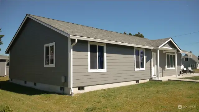 cement plank siding!