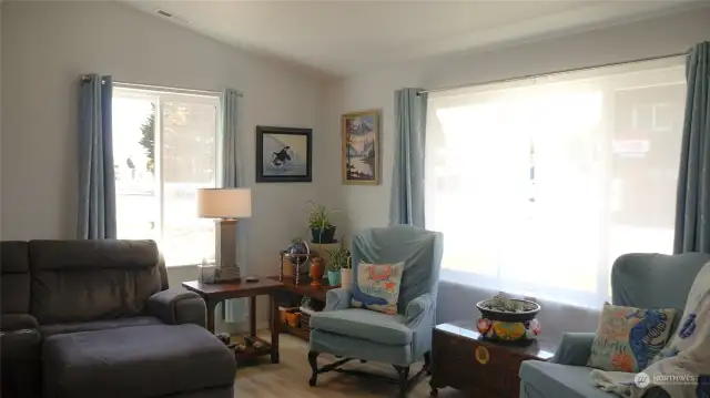 Lots of light in this home!