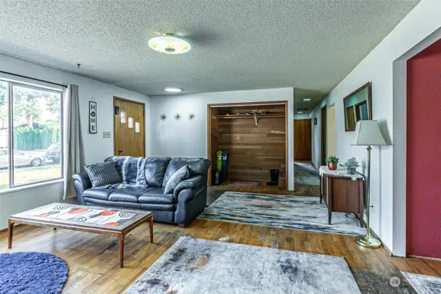 Original hardwoods and cedar closets