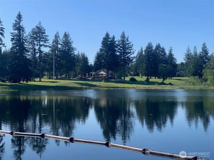 Driving Range into the Pond.