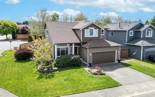 Corner lot in sought-after neighborhood